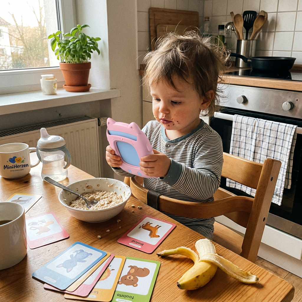MiniHerzen™ Sprechende Lernkarten für Kinder