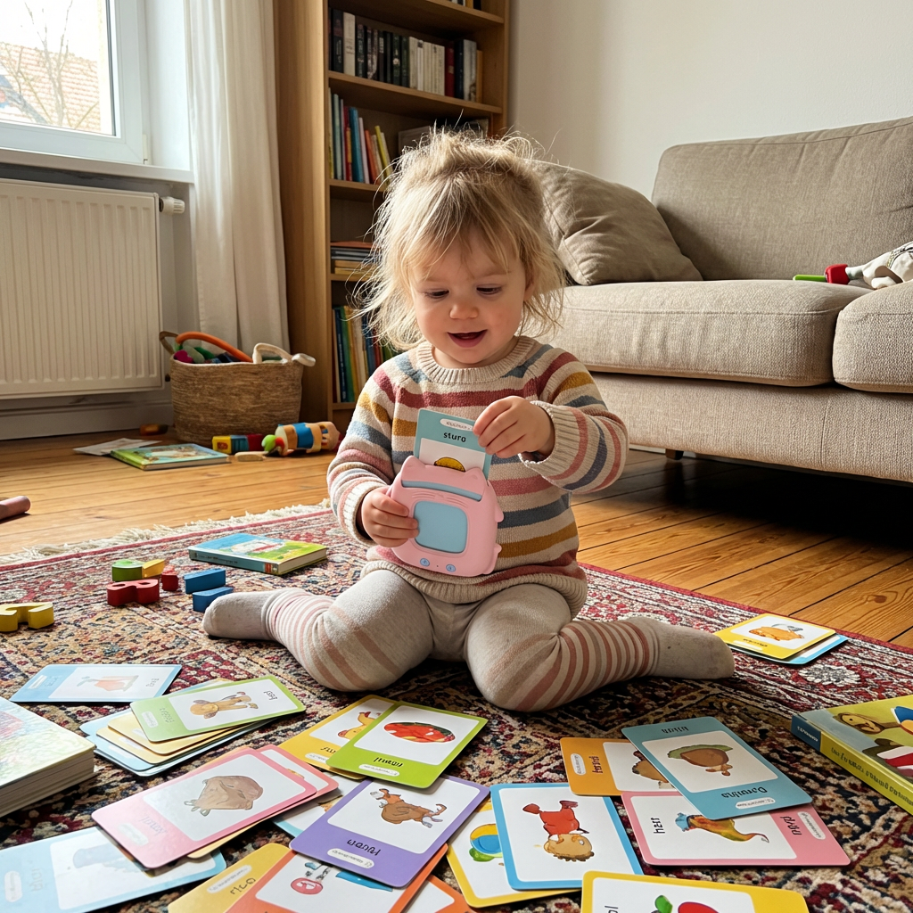 MiniHerzen™ Sprechende Lernkarten für Kinder