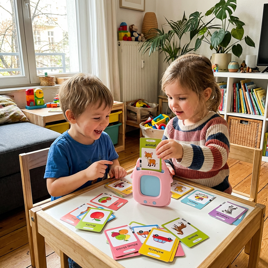 MiniHerzen™ Sprechende Lernkarten für Kinder