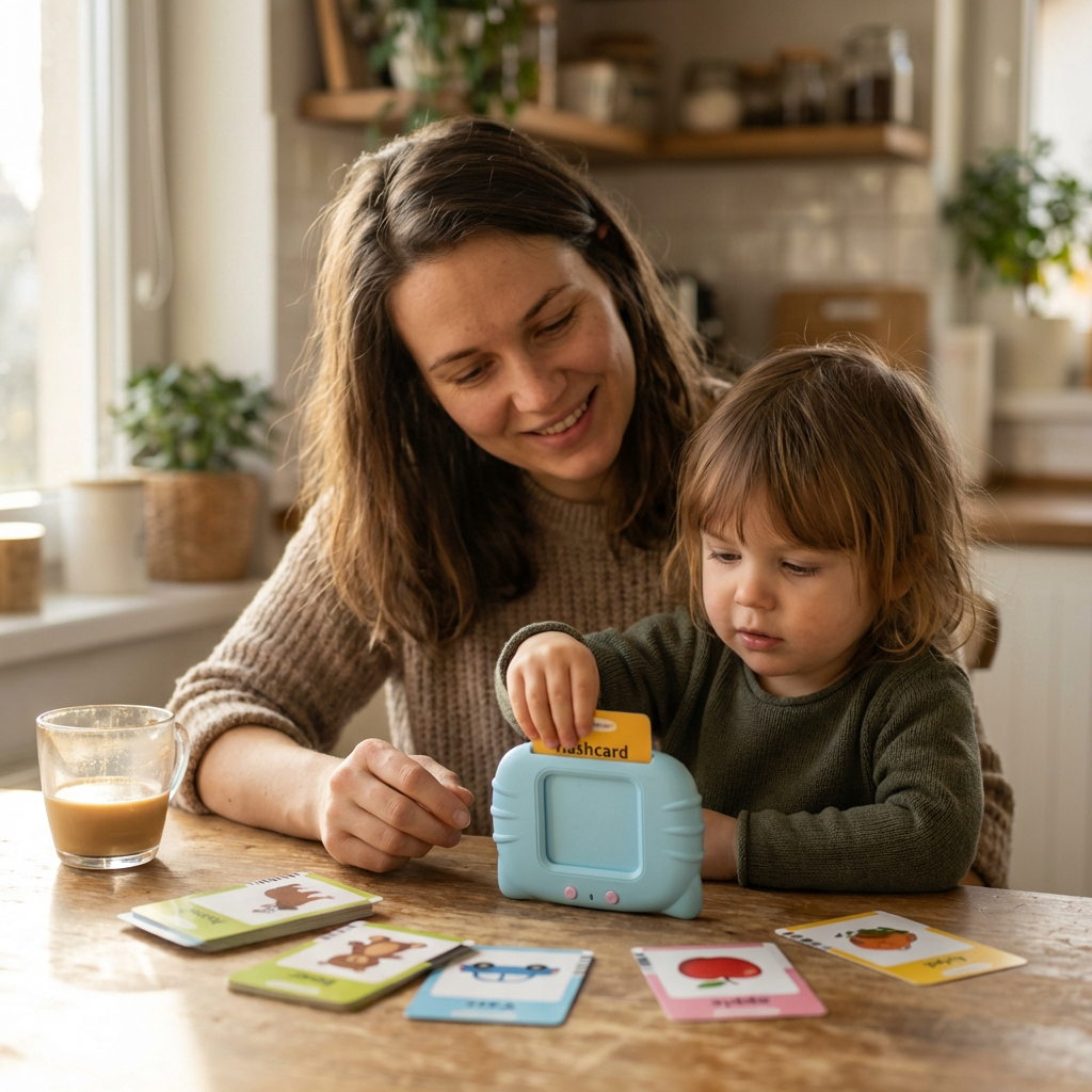 MiniHerzen™ Sprechende Lernkarten für Kinder Komplettpaket