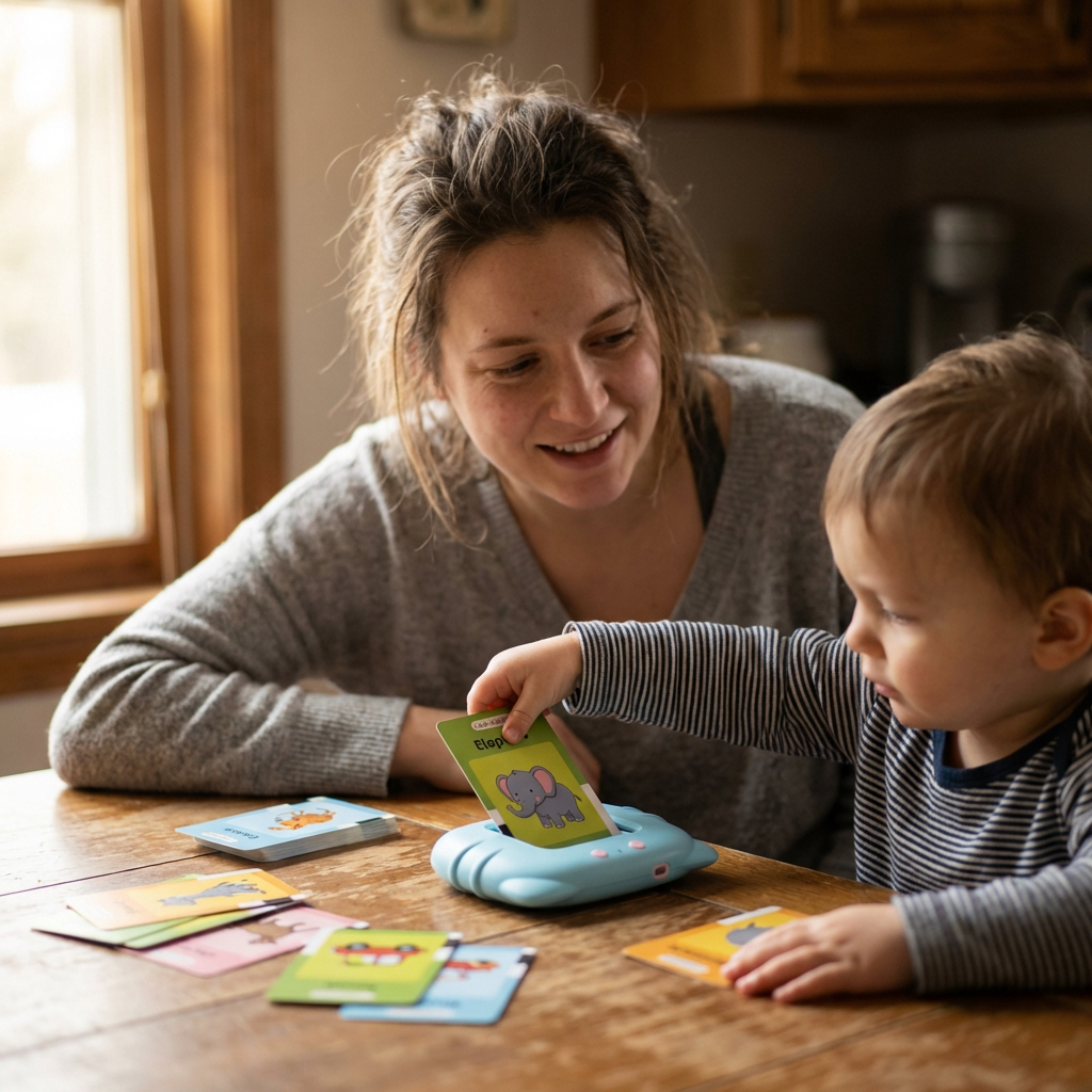 MiniHerzen™ Sprechende Lernkarten für Kinder Komplettpaket